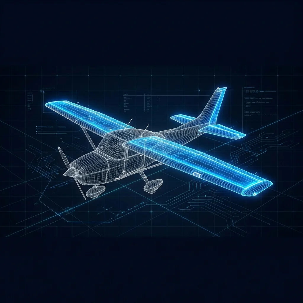 Mcovers Aviation Blue Banner